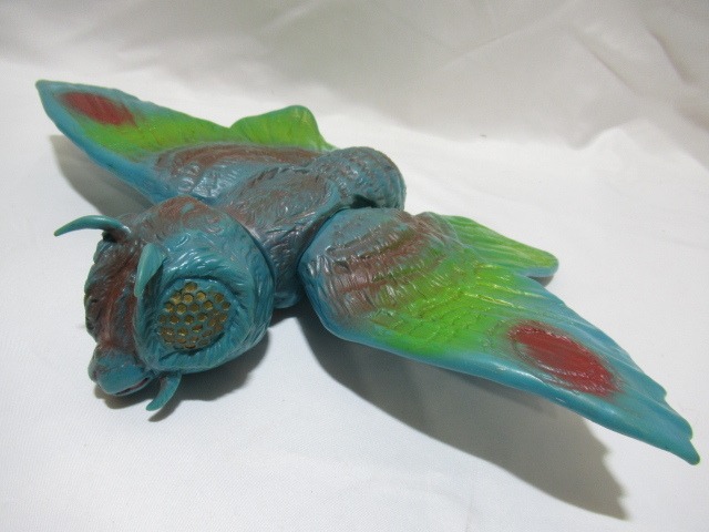 マルサン　当時物　ゴジラ怪獣　モスラ　金目　1期　ソフビ　年代物