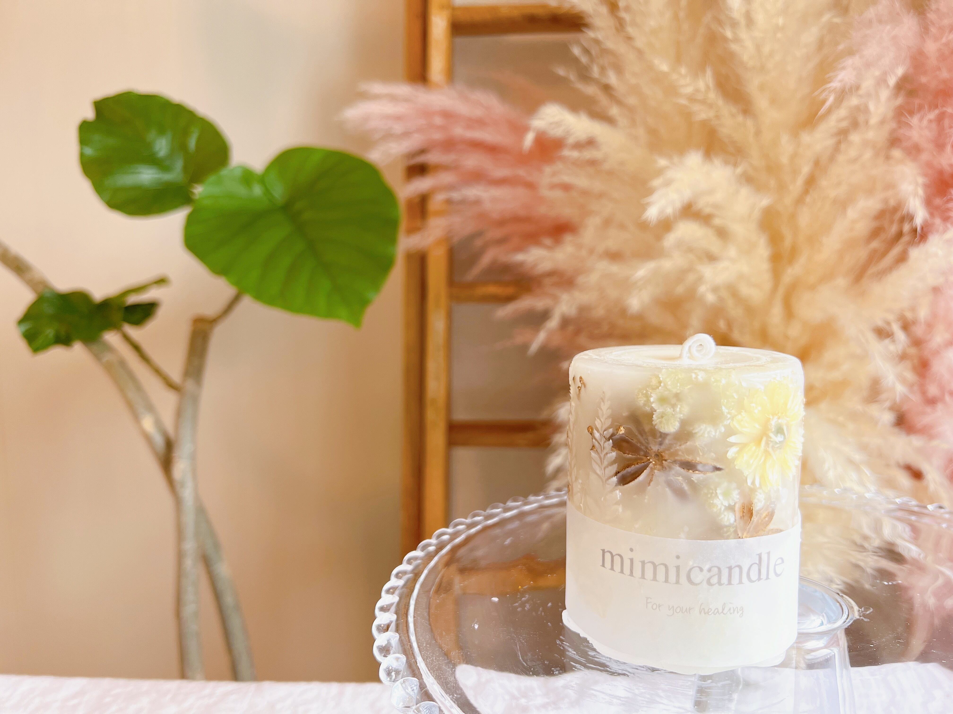 【⑥】　アロマキャンドル ボタニカルアロマキャンドル S size | mimicandle（ミミキャンドル）