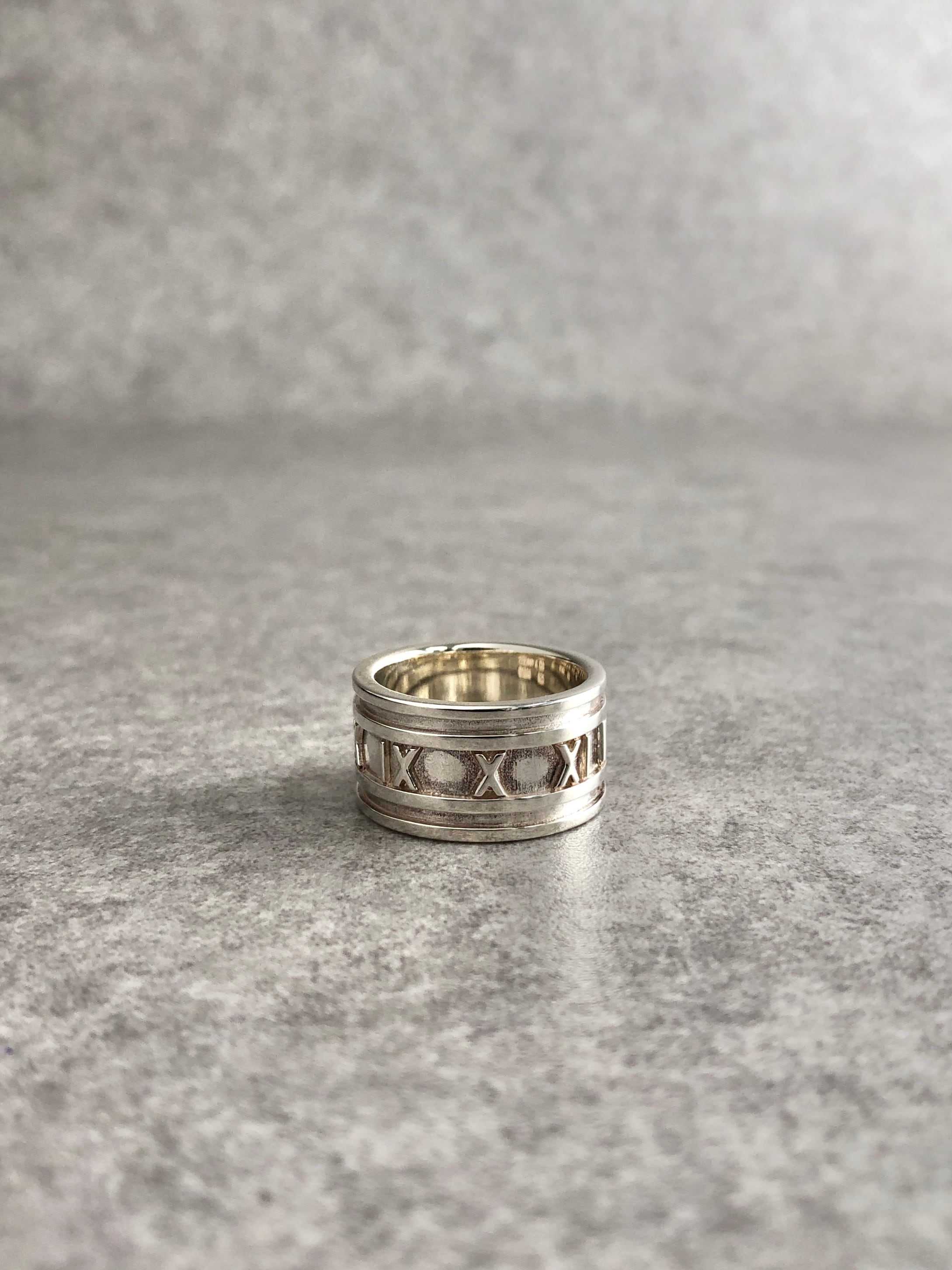 Tiffany & Co. ティファニー 指輪 18号 シルバー アトラス 925 リング