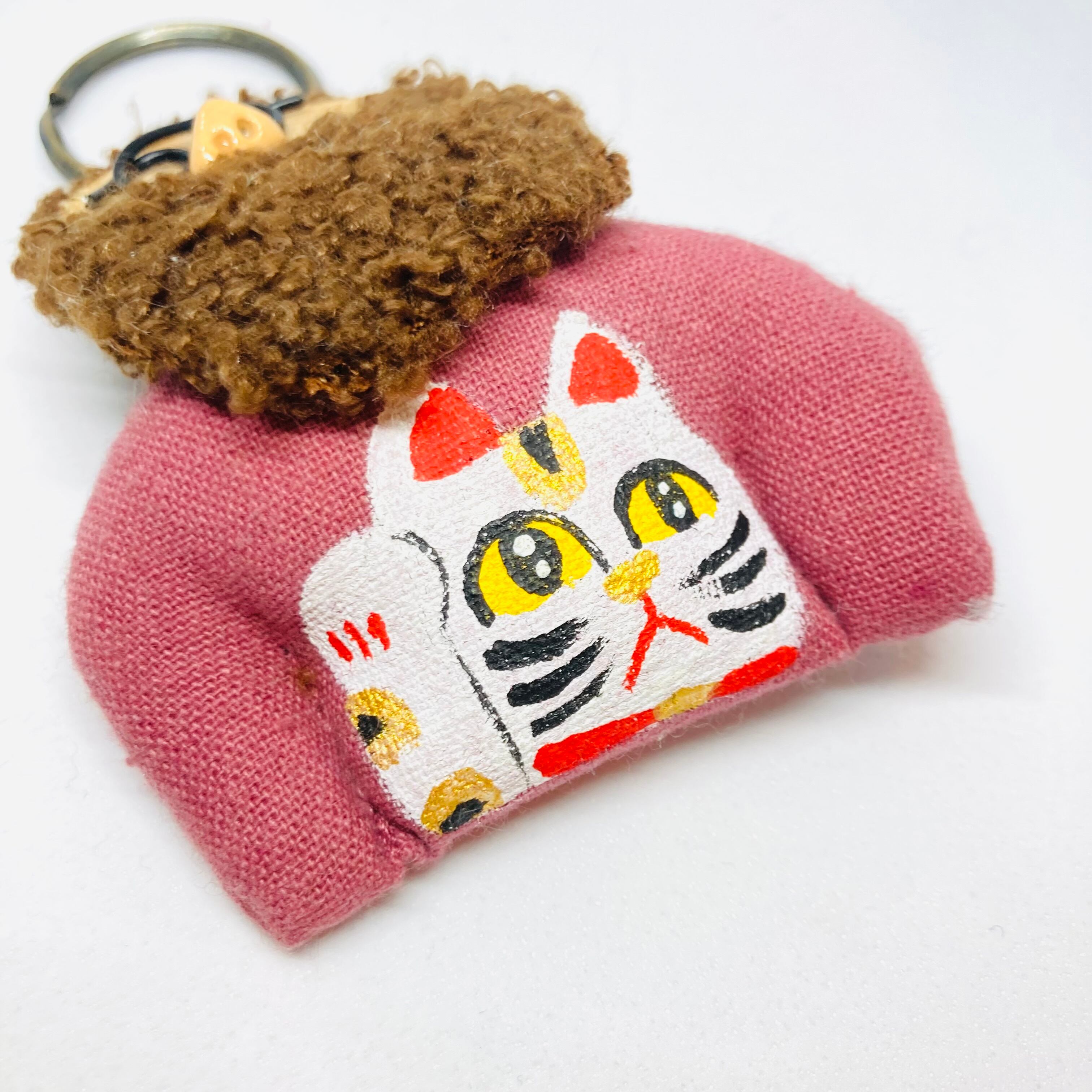 小波津志　着ぐるみキーホルダー　招き猫 Amazon.co.jp: psychic fever 小波津志 着ぐるみキーホルダー