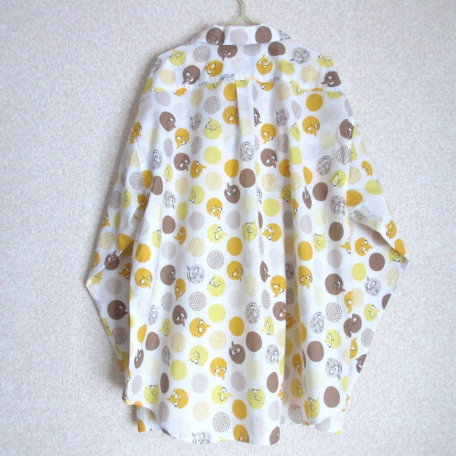 ドットコーギ 男女兼用 総柄シャツ | デンファレ｜職人が仕立てる ...