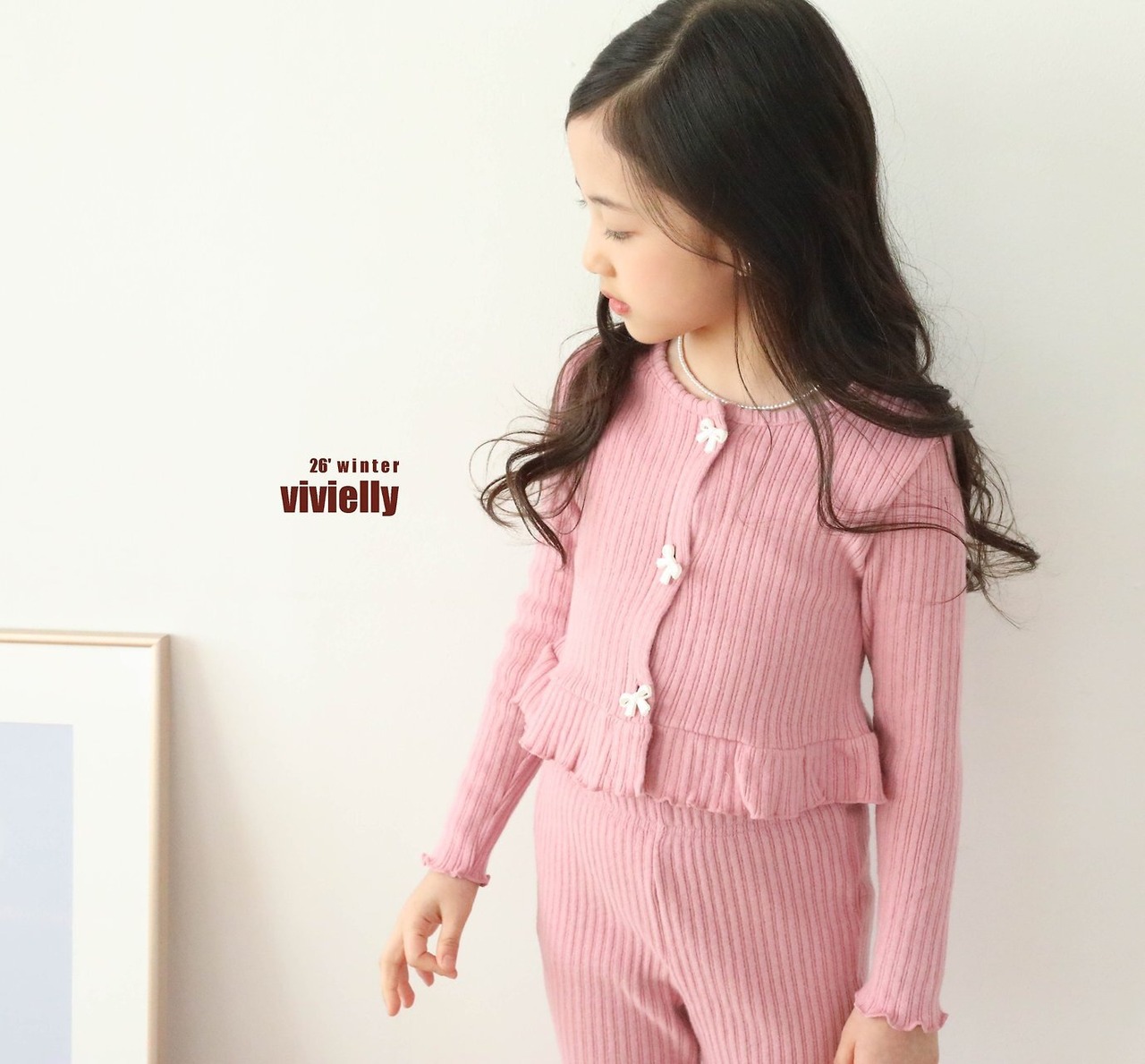 vivielly［取寄］roa rib cardigan 26winter