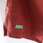 ガゼット クロッチ ヘンプ ショーツ｜Gusset-Crotch Hemp Shorts｜バーガンディ