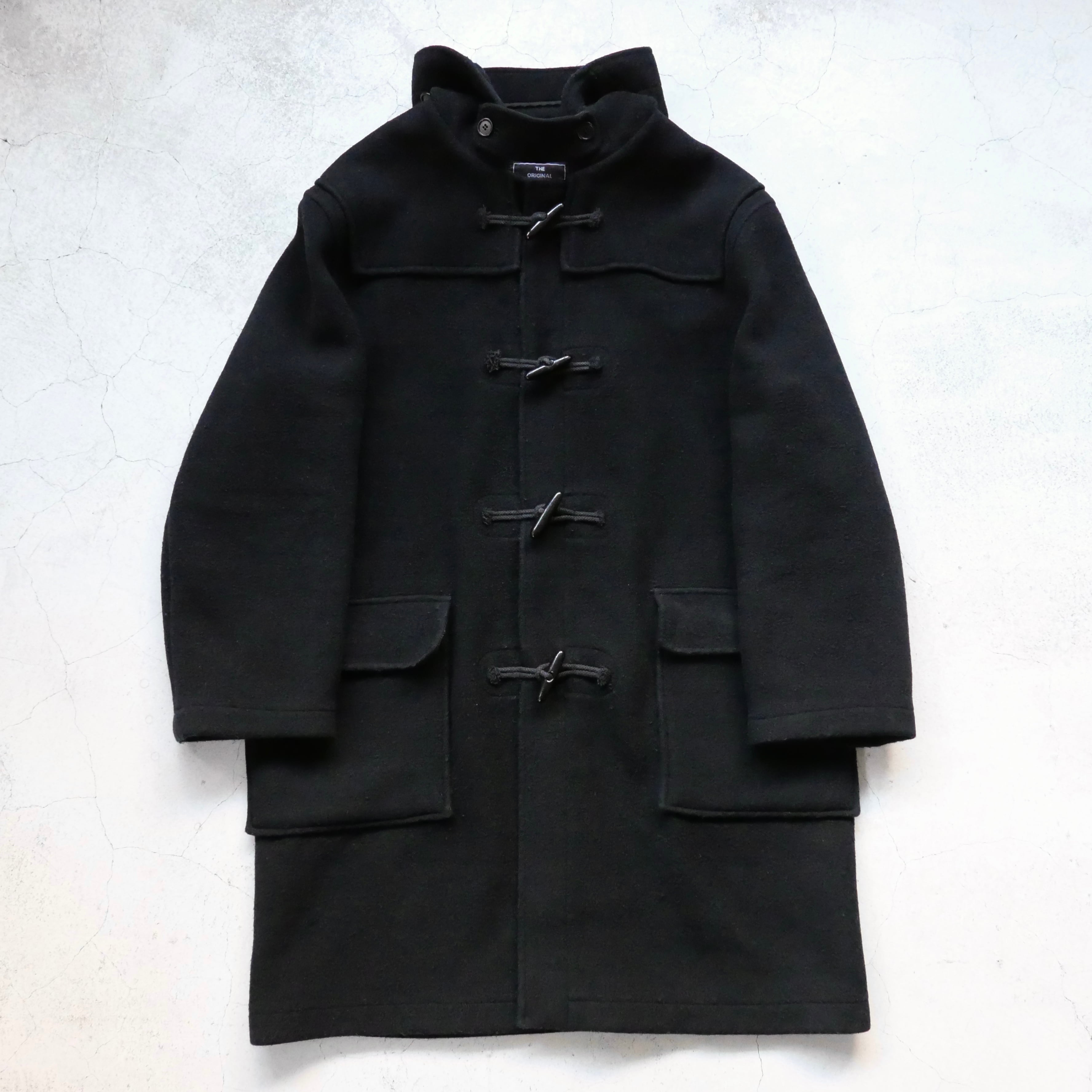 コムデギャルソン オム X グローバーオール ダッフル コート 袖 レザー