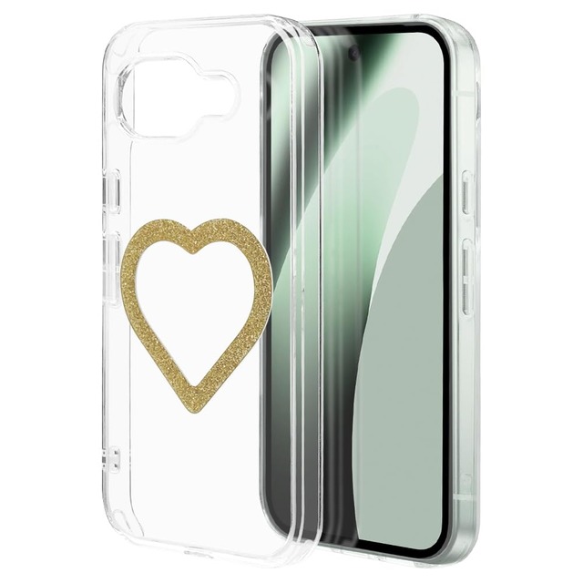ラスタバナナ ケース カバー Google Pixel 10a 専用 ハイブリッド 衝撃吸収 磁力充電 Mignu ラメゴールド 9379P10AHAMGD