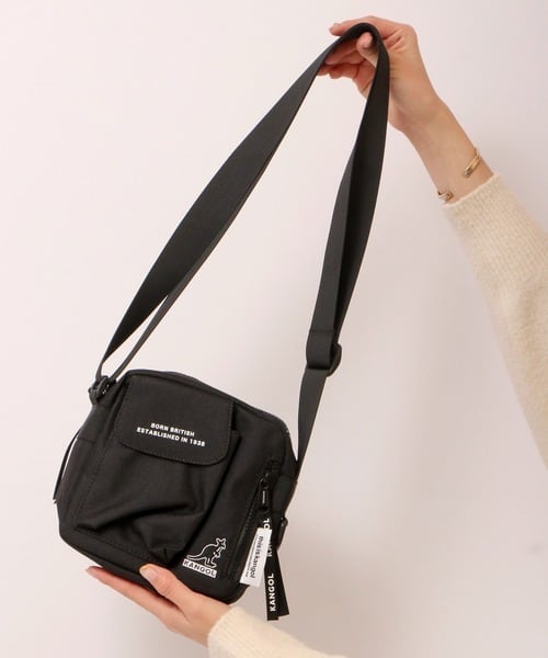 KANGOL (カンゴール) ミニショルダーバッグ ブラック KGSA-BG00231