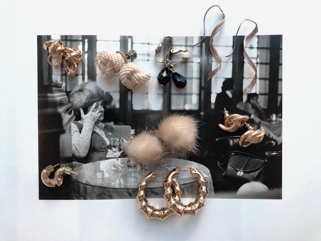 AMERICA vintage earring