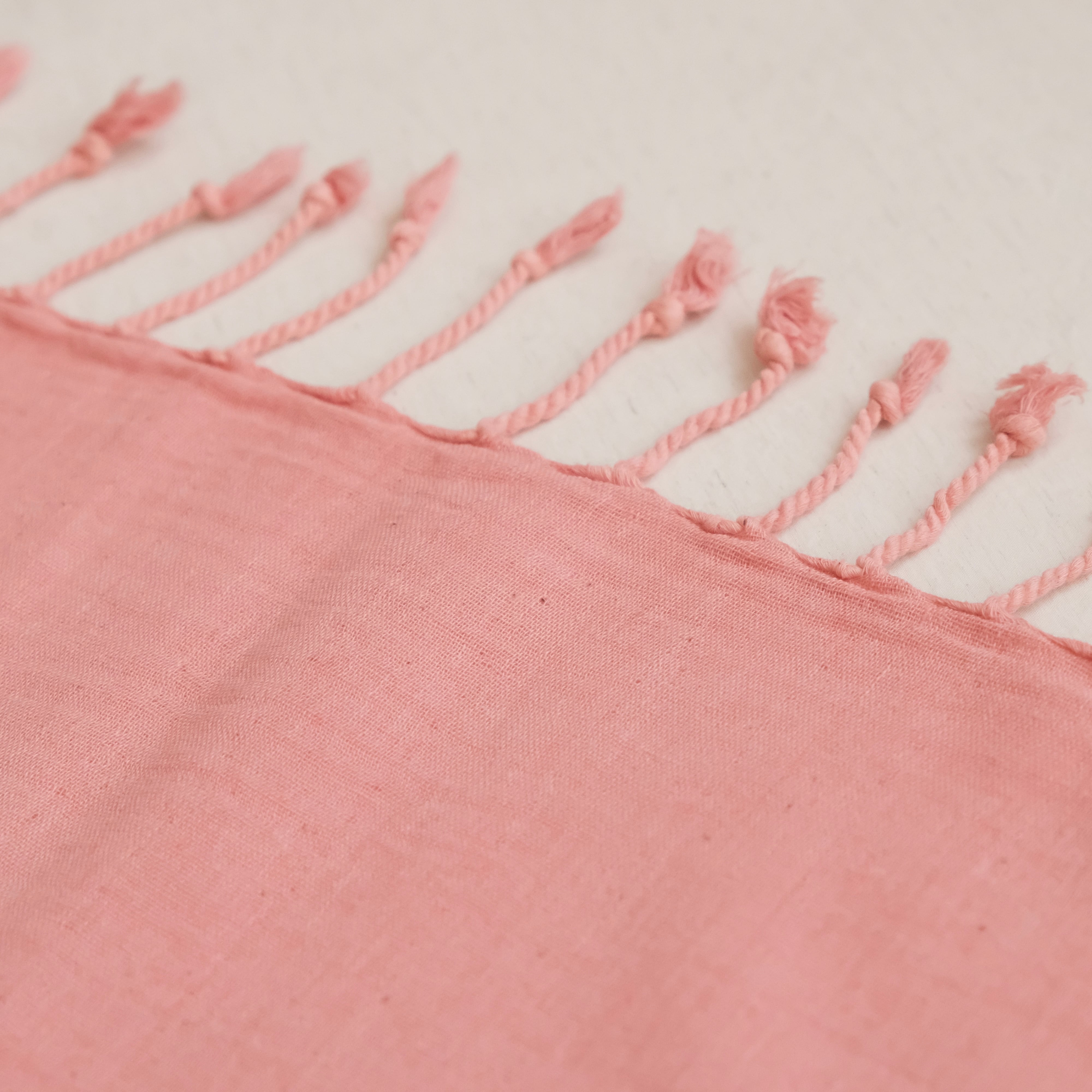 〈 桜と茜の染め 〉コットンストール