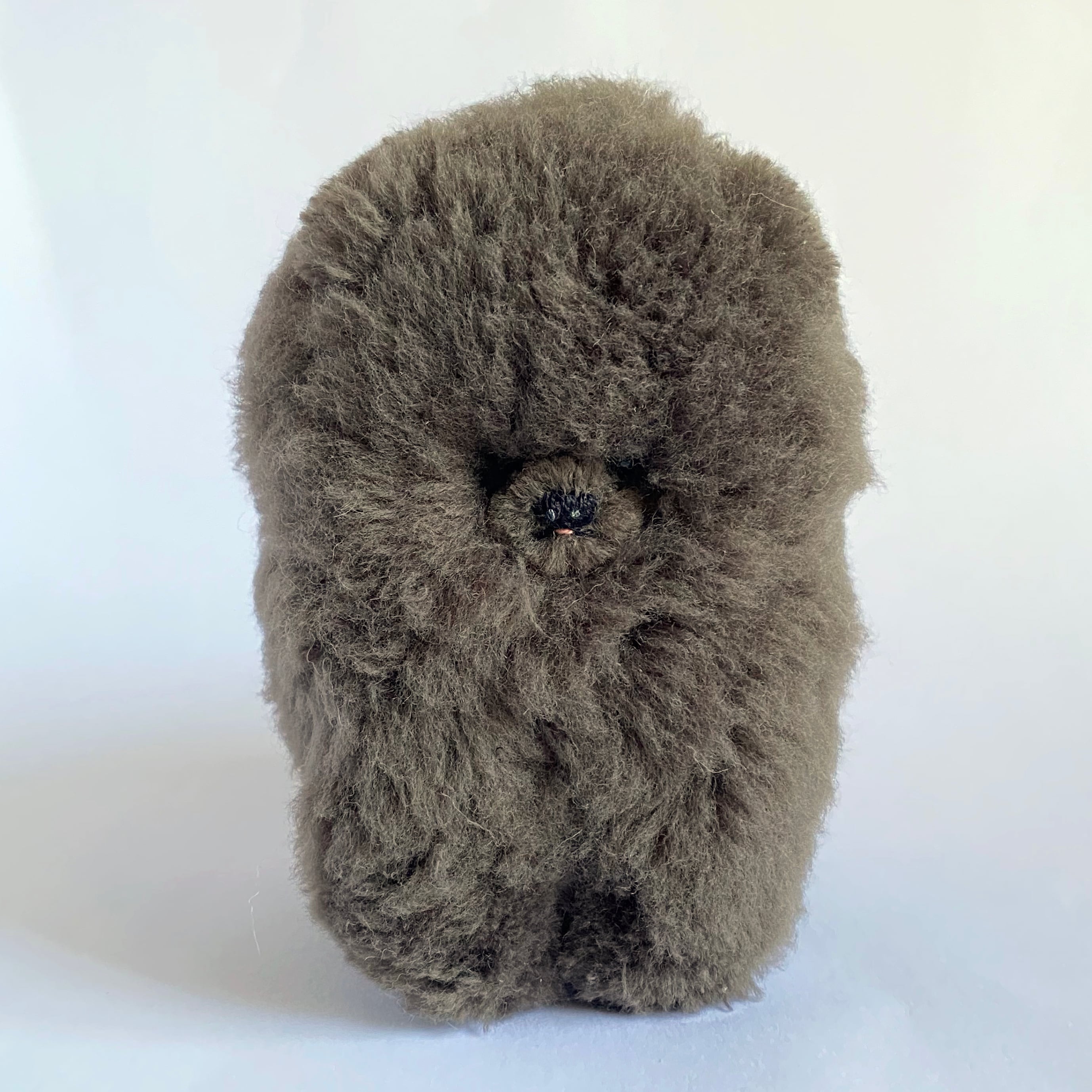 きたむらかの　ポメラニアン　グレー　テディベア きたむらかの ぬいぐるみたち