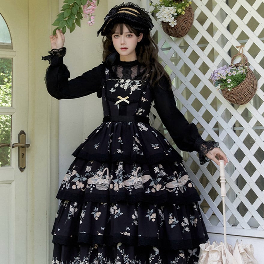PUJI オリジナル ショール 羽織り ボレロ 肩掛け レース ゴスロリ 双子