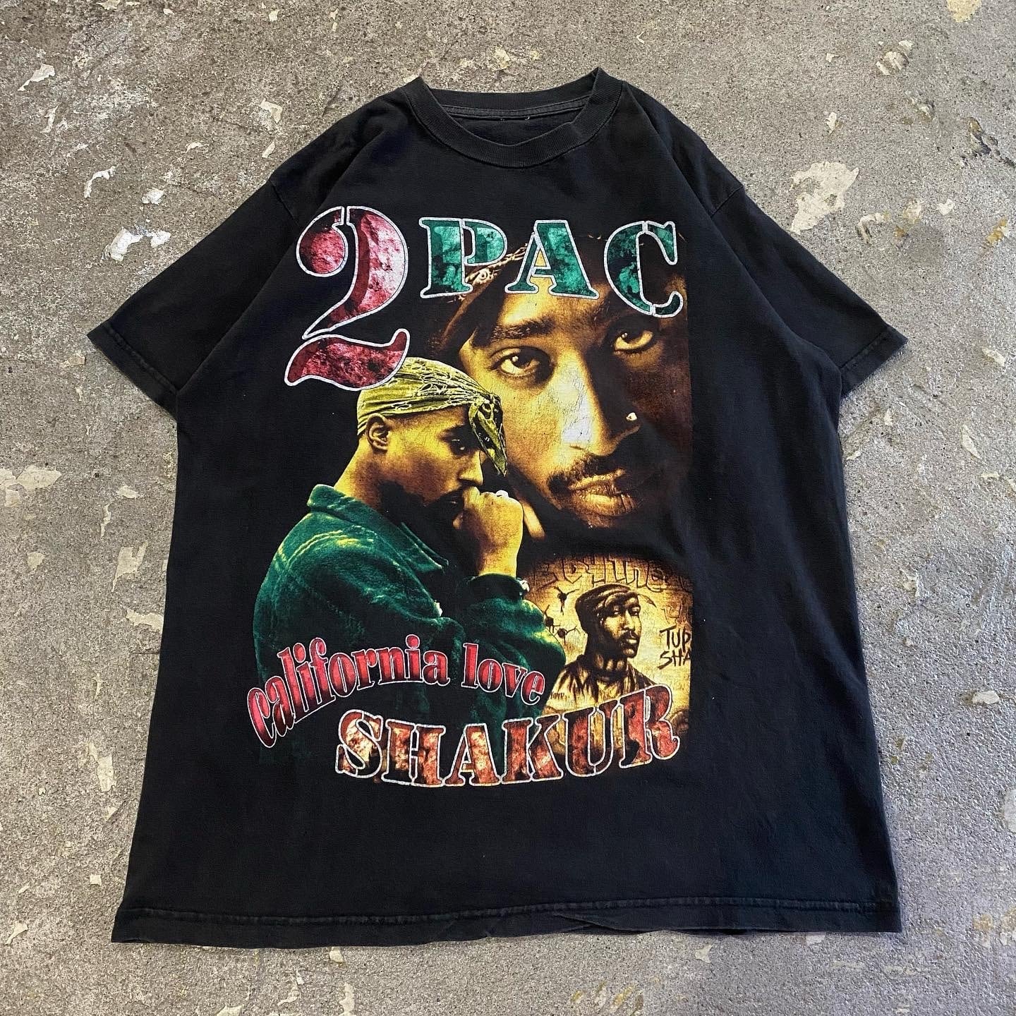 nine inch nails vintage rap tee 2pac