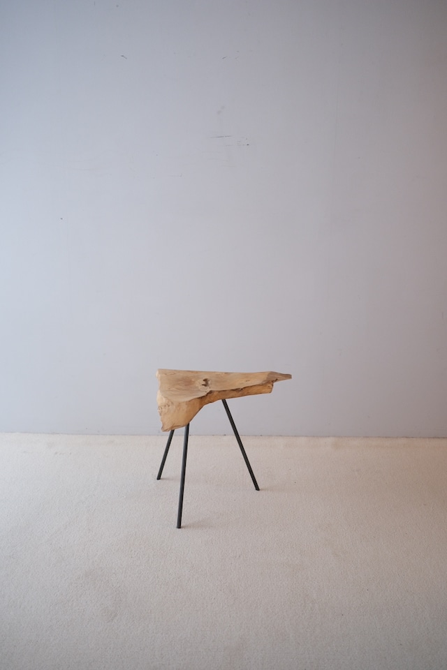 一枚板 Side table "銀杏" #001