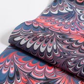 リバーシブル半幅帯 ［gift Flower］花火柄×花火崩し柄