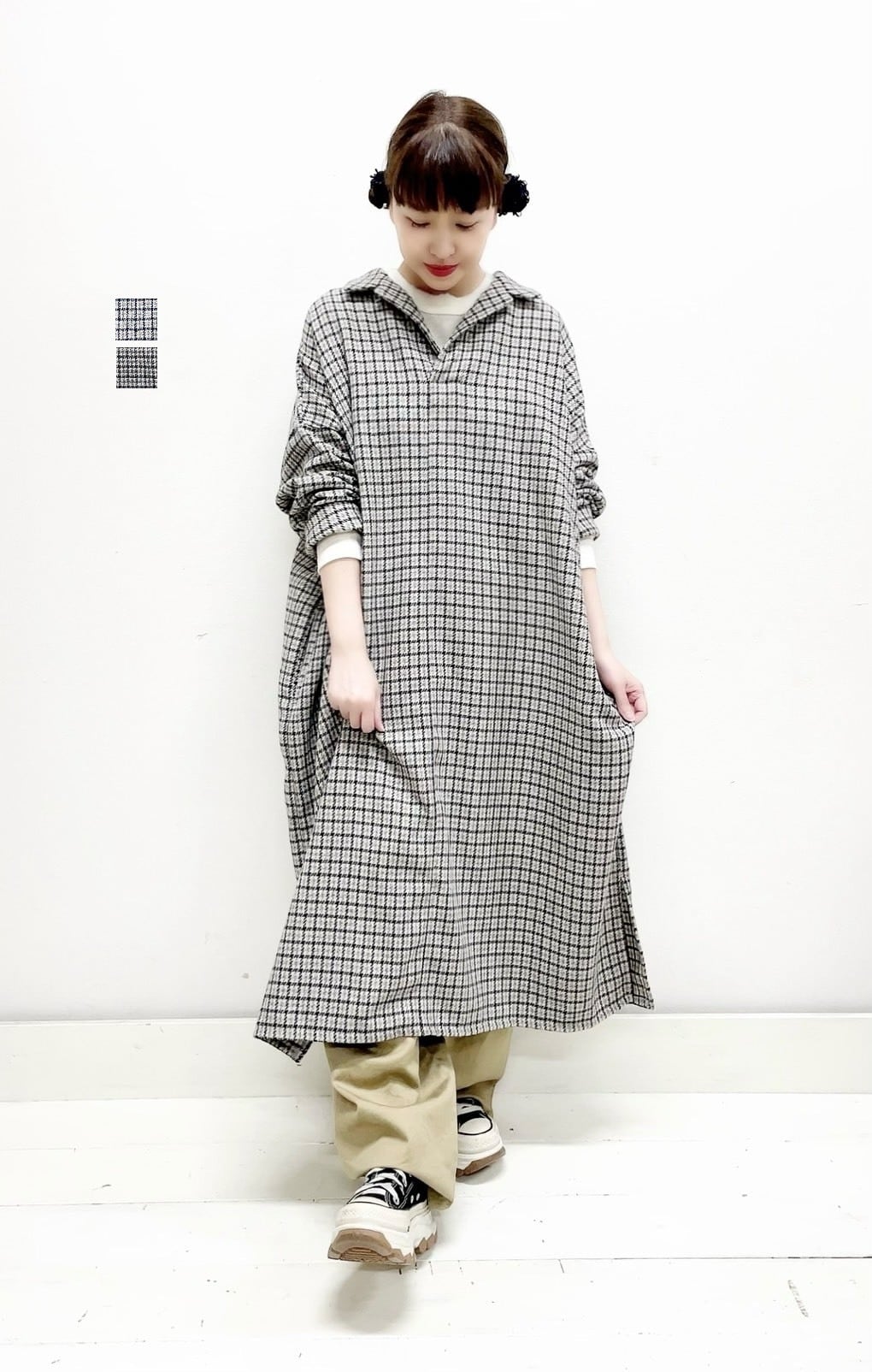 美品　アニュアンス　モヘヤ　シャギー　ジャケット　ベージュ　24AW アニュアンス anuans モヘアシャギーテーラードジャケット