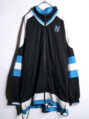 "NIKE" multi switch and back logo design over silhouette track jacket