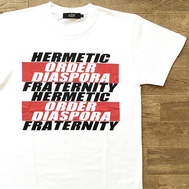 〈残りわずか〉【Diaspora Skateboards】Hermetic Order Tシャツ（ホワイト）