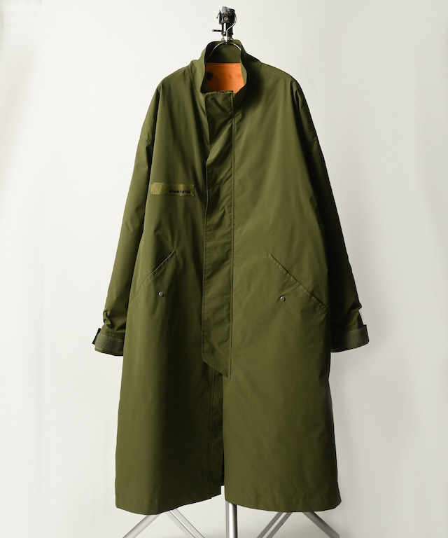 ADAM PATEK  looose hooded coat (OLV) AP2223015