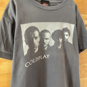 【SHOOT】バンドTシャツ コールドプレイ COLDPLAY フォトプリント ロックt  バンt US古着