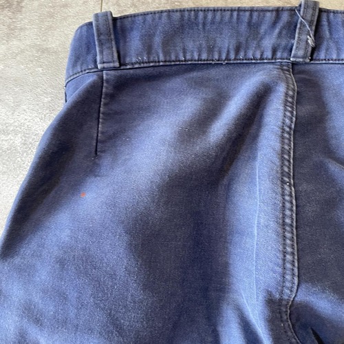 50-60s サンフェード フレンチワーク モールスキン パンツ 詳細写真14