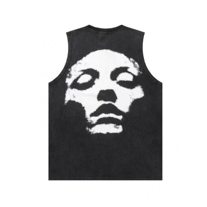 【spectraviewer 】vintage back skull design tank