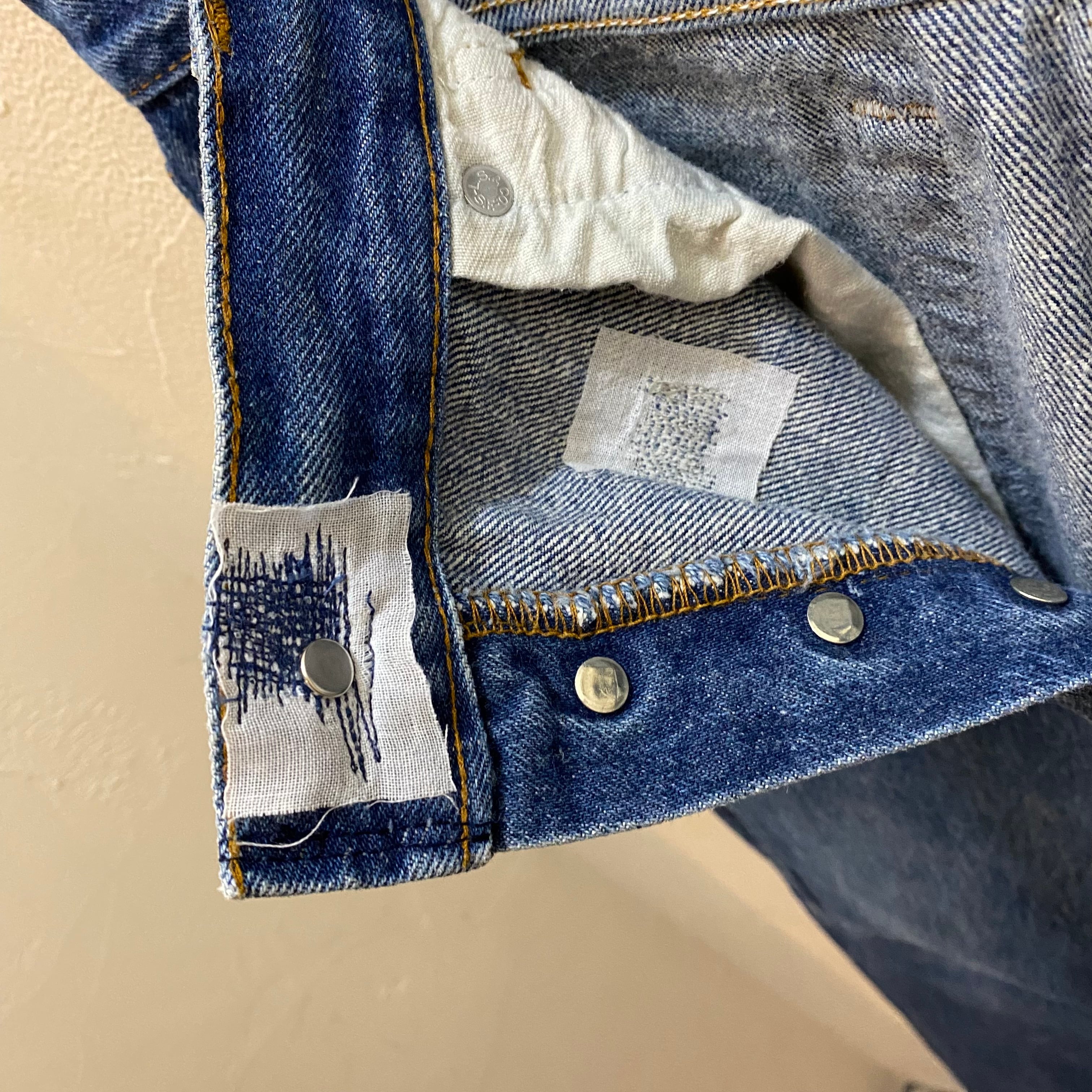 80年代 W29 L30 Levi's 701 リーバイス701 デニムパンツ ブルー 古着