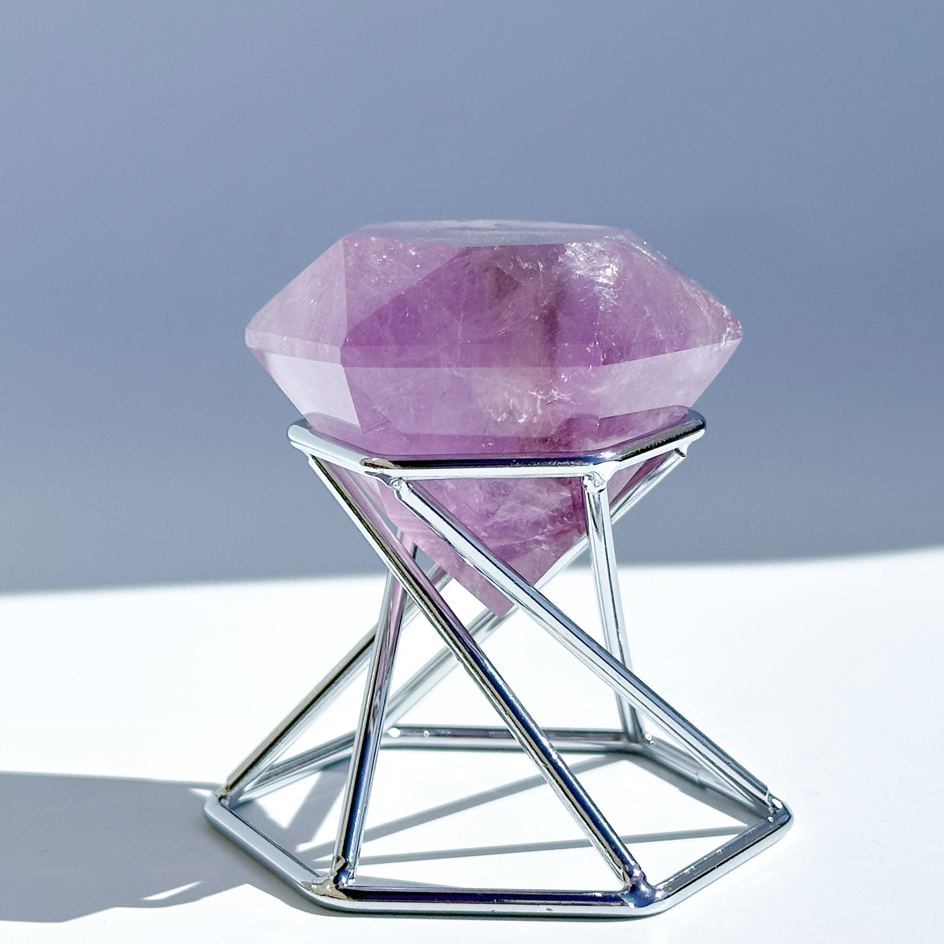 高品質　ファントムアメジスト　ダイヤモンドカット　ダイヤモンド② ファントムアメジスト ダイヤモンドカット31◇Amethyst Diamond