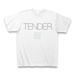 Blur - Tender タイポグラフィTシャツA