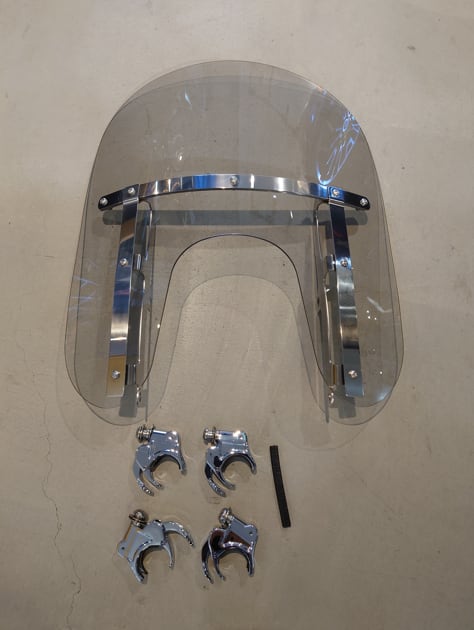 ハーレー純正　クイックリリース　ウインドウシールド ハーレー純正 クイックリリース・スーパースポーツ・ウインドシールド