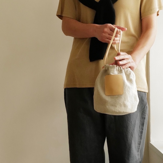 Scye ｜ Linen Drawstring Bag　