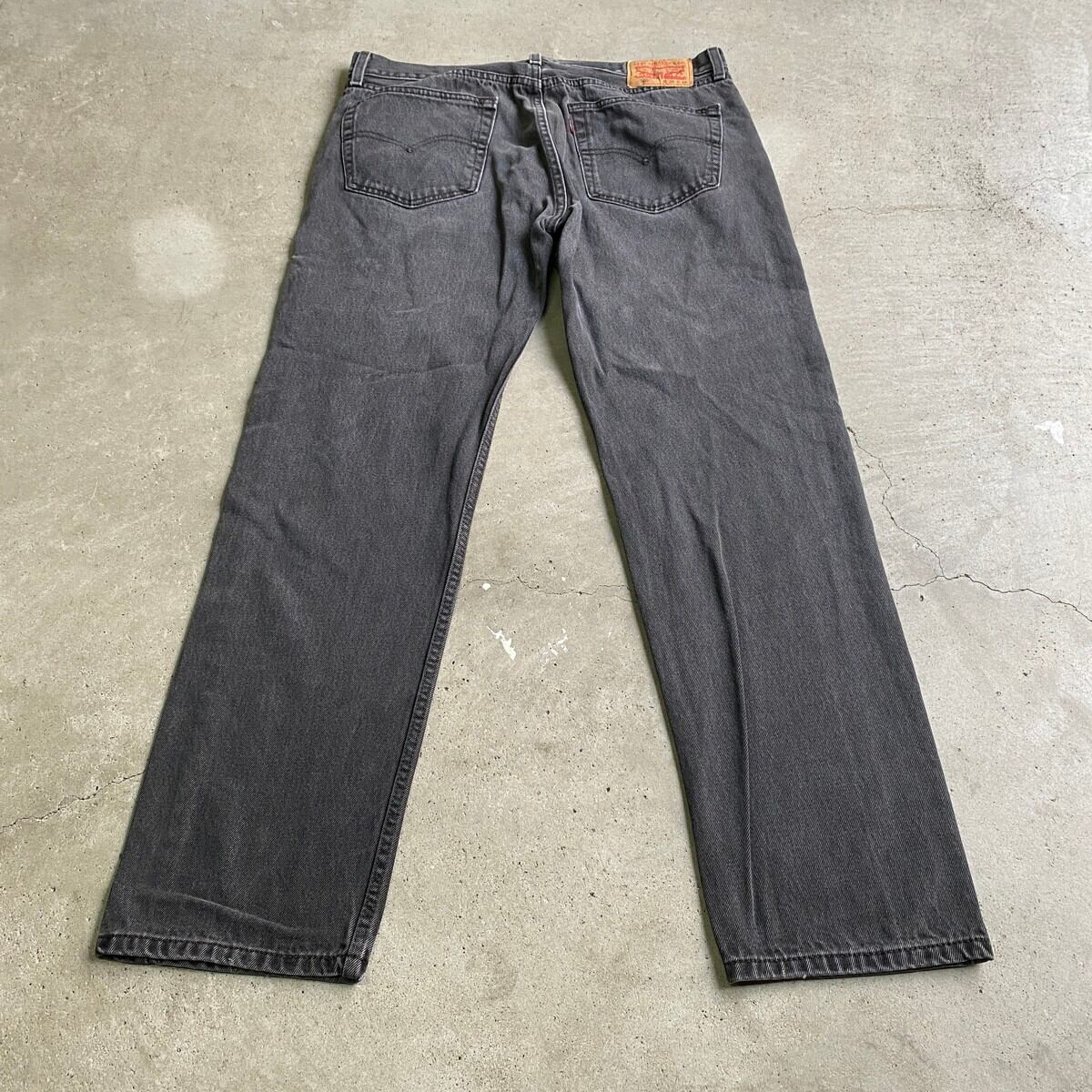 Levi's リーバイス 505 テーパード ブラック デニムパンツ メンズW36