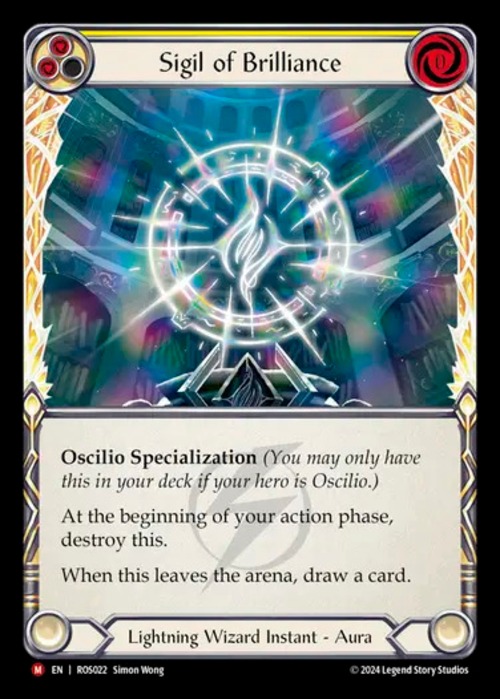 ROS022【EN】【Lightning Wizard】光輝の印/Sigil of Brilliance 画像