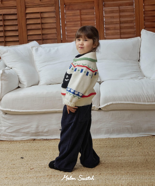 〚予約〛koala knit zip up<kids>