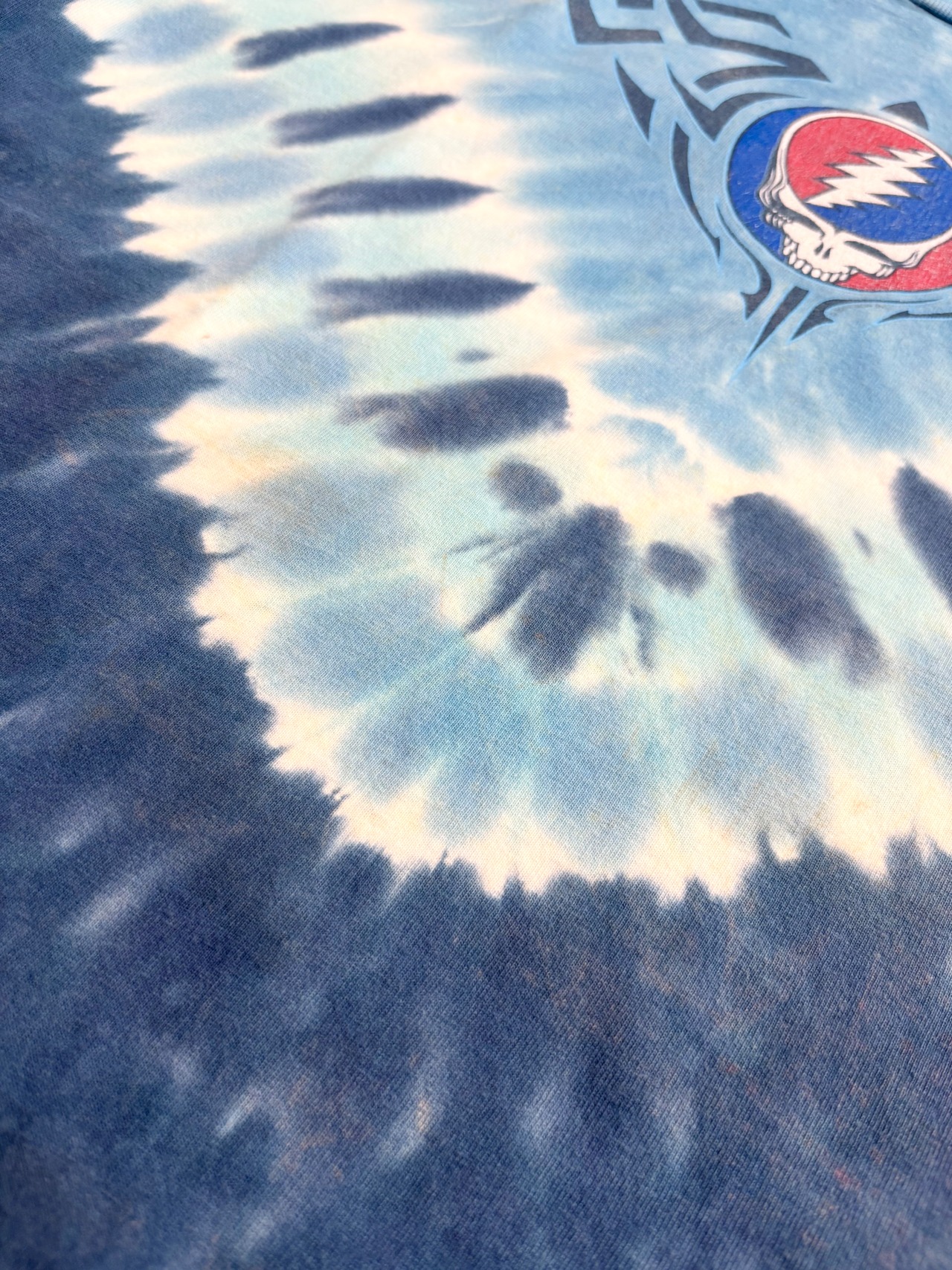 00s GRATEFUL DEAD "LIQUID BLUE" Tie Dye Tee MADE IN USA Size M程