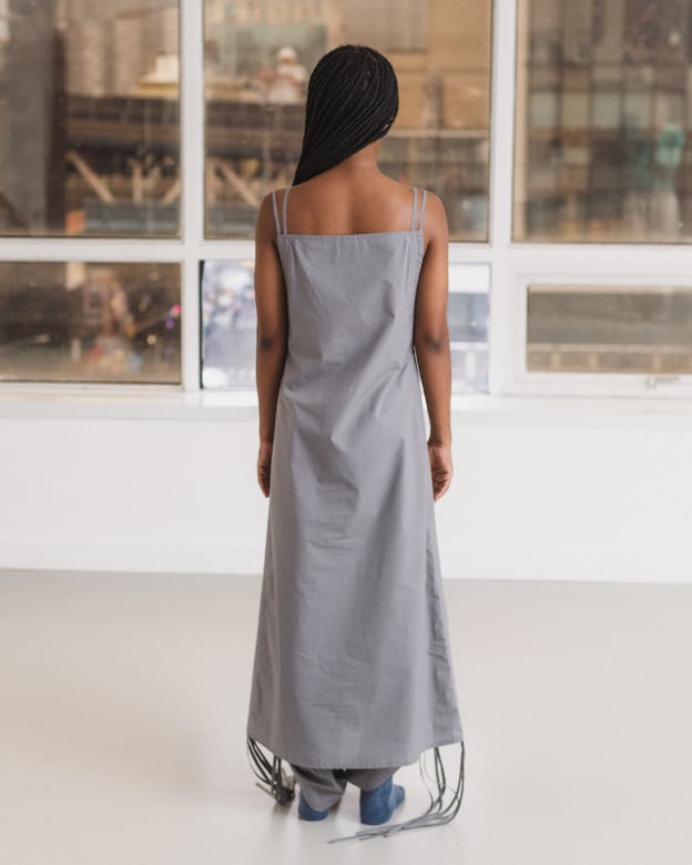 BASERANGE】PICTORIAL STRAP DRESS | TOLMA.