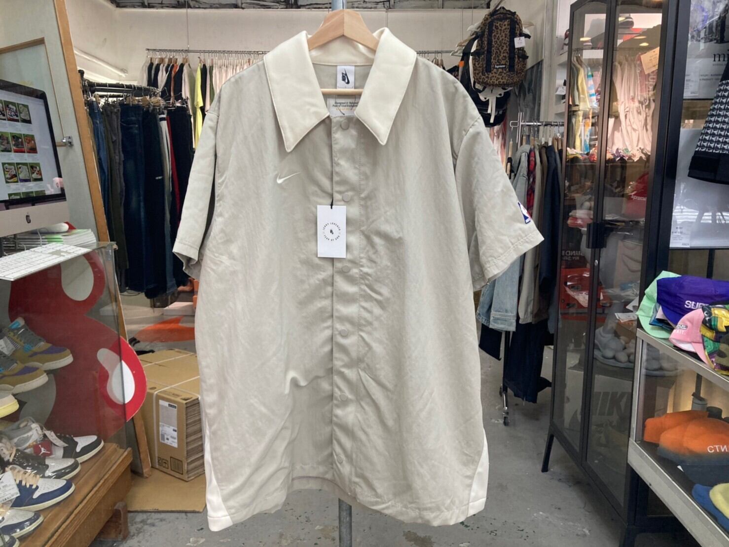 NIKE x FEAR OF GOD NRG W SS SHOOTING SHIRT STRING CU4616-271 LARGE  