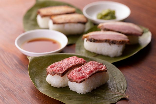 人気 お取り寄せグルメ 美味しい 柿の葉肉寿司 7個入 1箱 きゅうろく