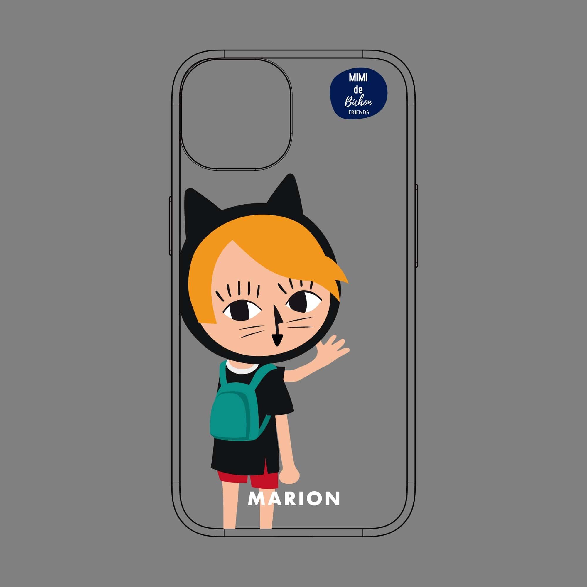 韓国 透明 クリア スマホケース ソフト Mimi De Bichon かわいい イラスト デザイナーズ Iphone Android スマホ 携帯カバー ネコ耳 豹 ジャガー Marion Mb02 アイフォン ギャラクシー Galaxy 韓国スマホケース専門店 Korean Case