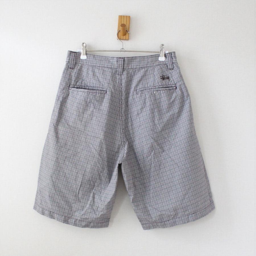 STUSSY ステューシー 00s ショートパンツ 中国製 チェック柄 30 STUSSY ステューシー 00s ショートパンツ 中国製 チェック柄 30