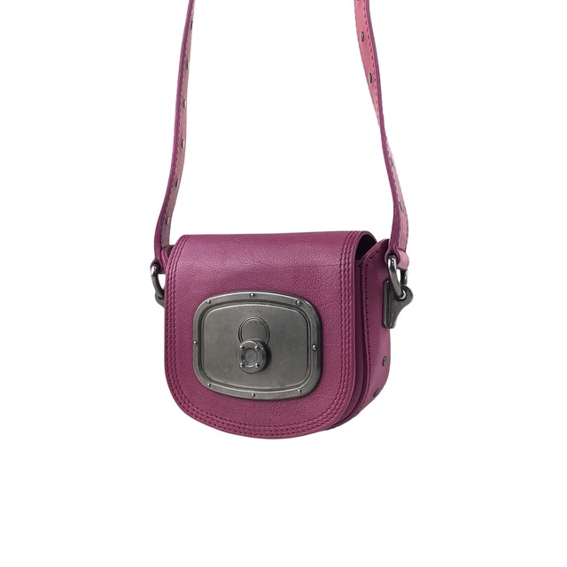 CELINE セリーヌ ショルダーバッグ ピンク レザー スタッズ ミニバッグ vintage ヴィンテージ オールド hvizvp