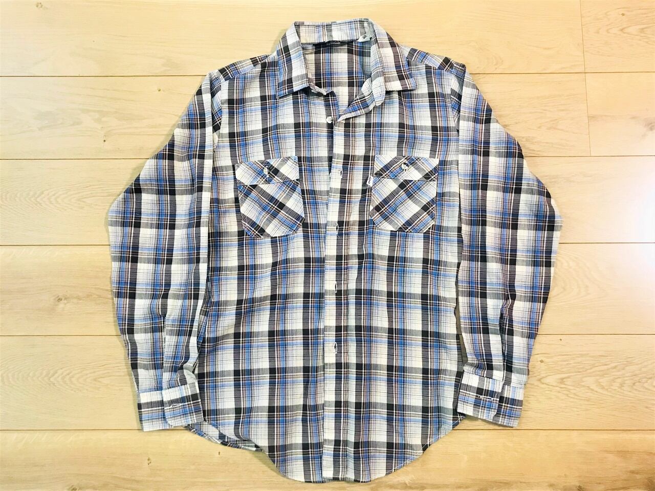 70s Levi's long sleeve check shirt