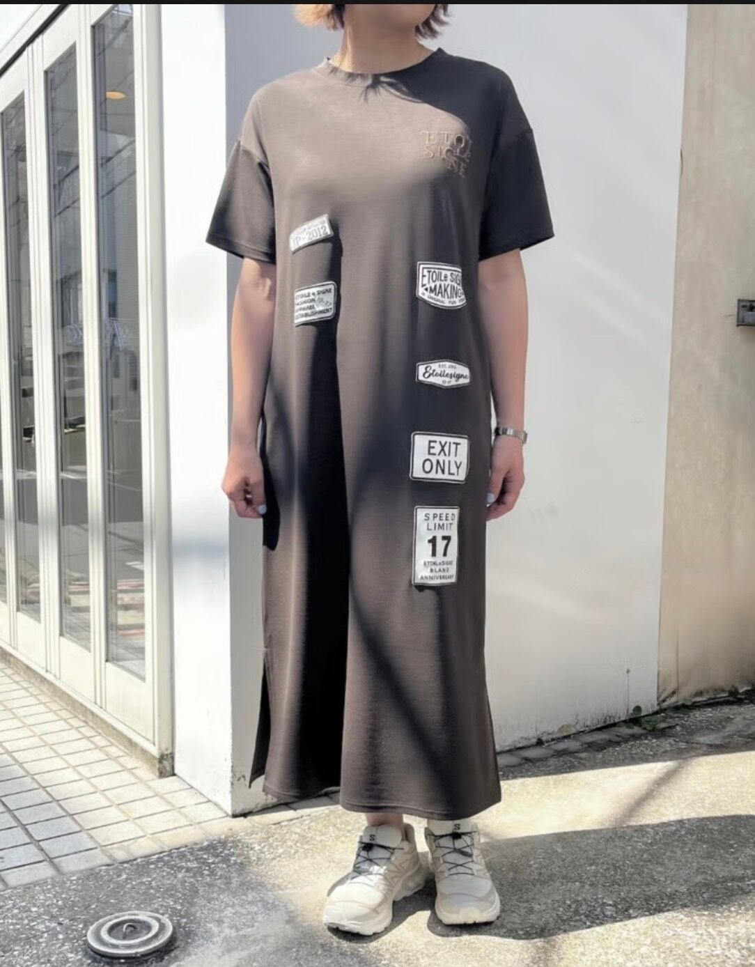 ノースリーブデザインワンピース 1% SHUHEI OGAWA【イチパーセント