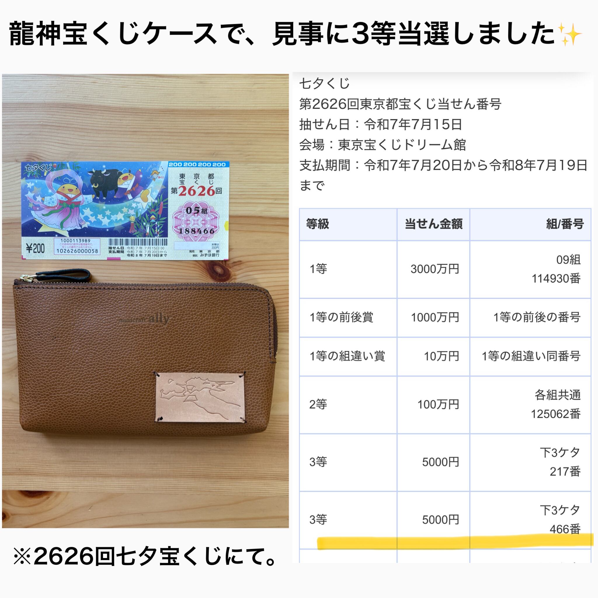 【tatsさま】専用ページ　龍神宝くじケース2個（ブラウンとネイビー） 龍神宝くじケース 宝くじ入れ 札入れ 通帳入れ 本革 | musicraft ally