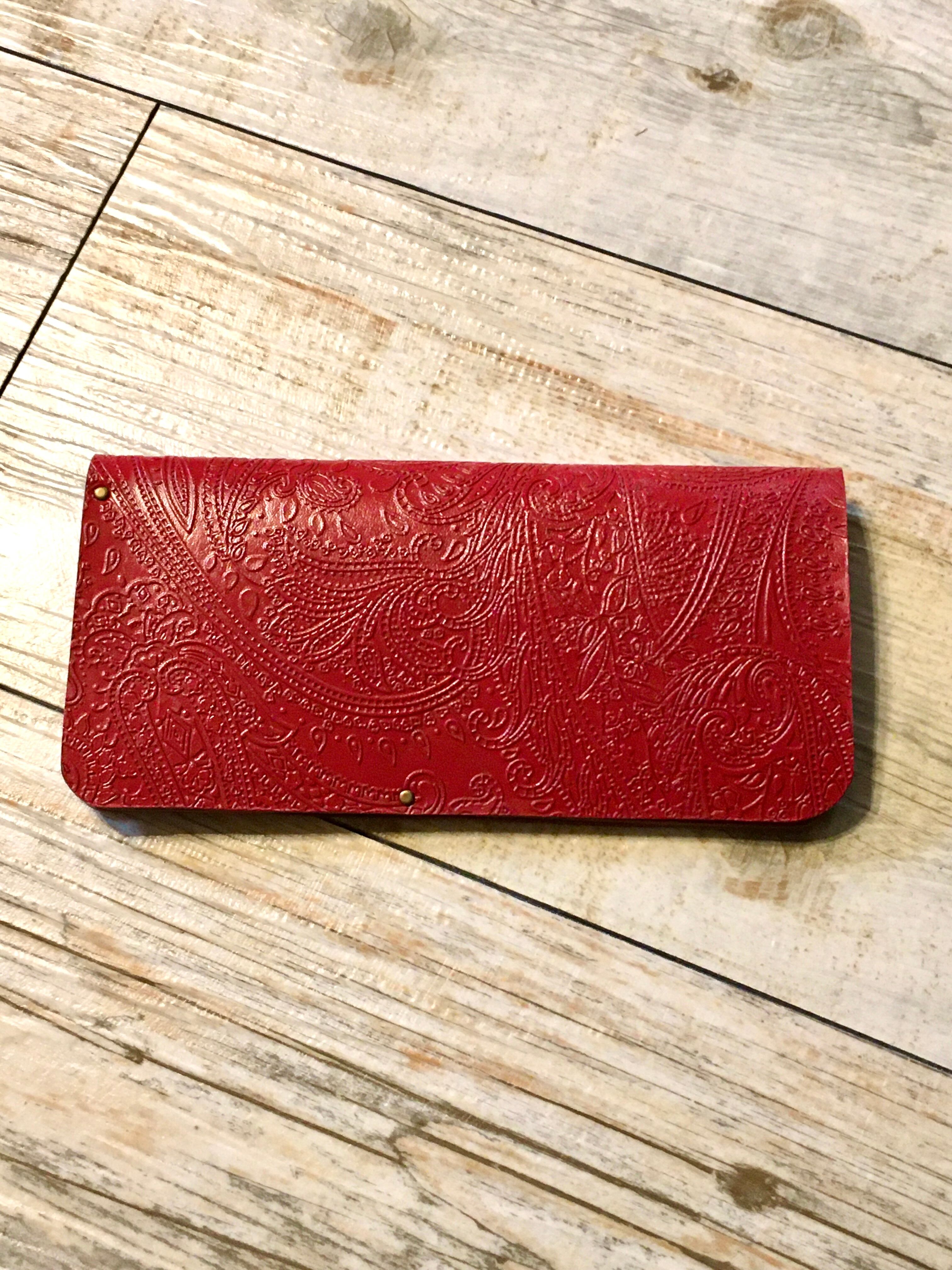 ROCADO ロカド シェルコードバン 長財布 レッド | Pay ID