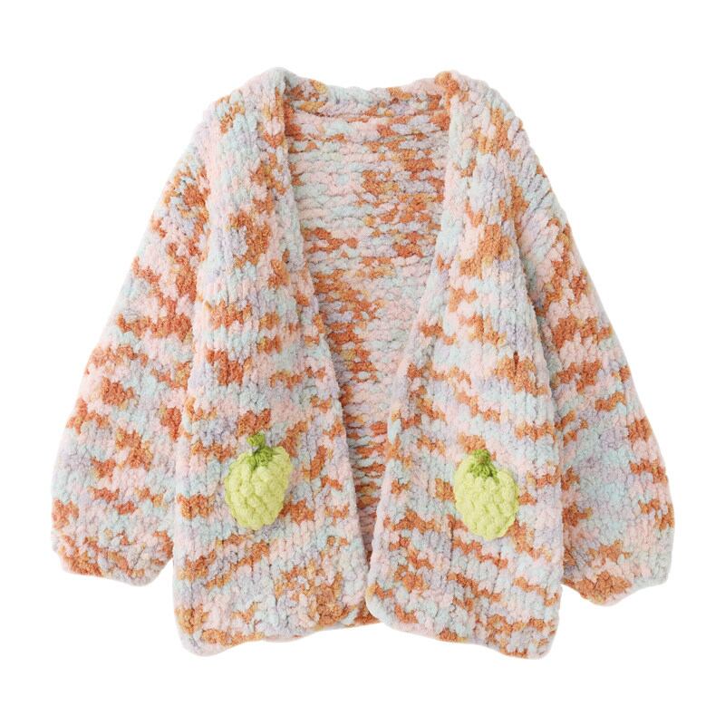 Warm Glow Fruit Knit Cardigan S0143