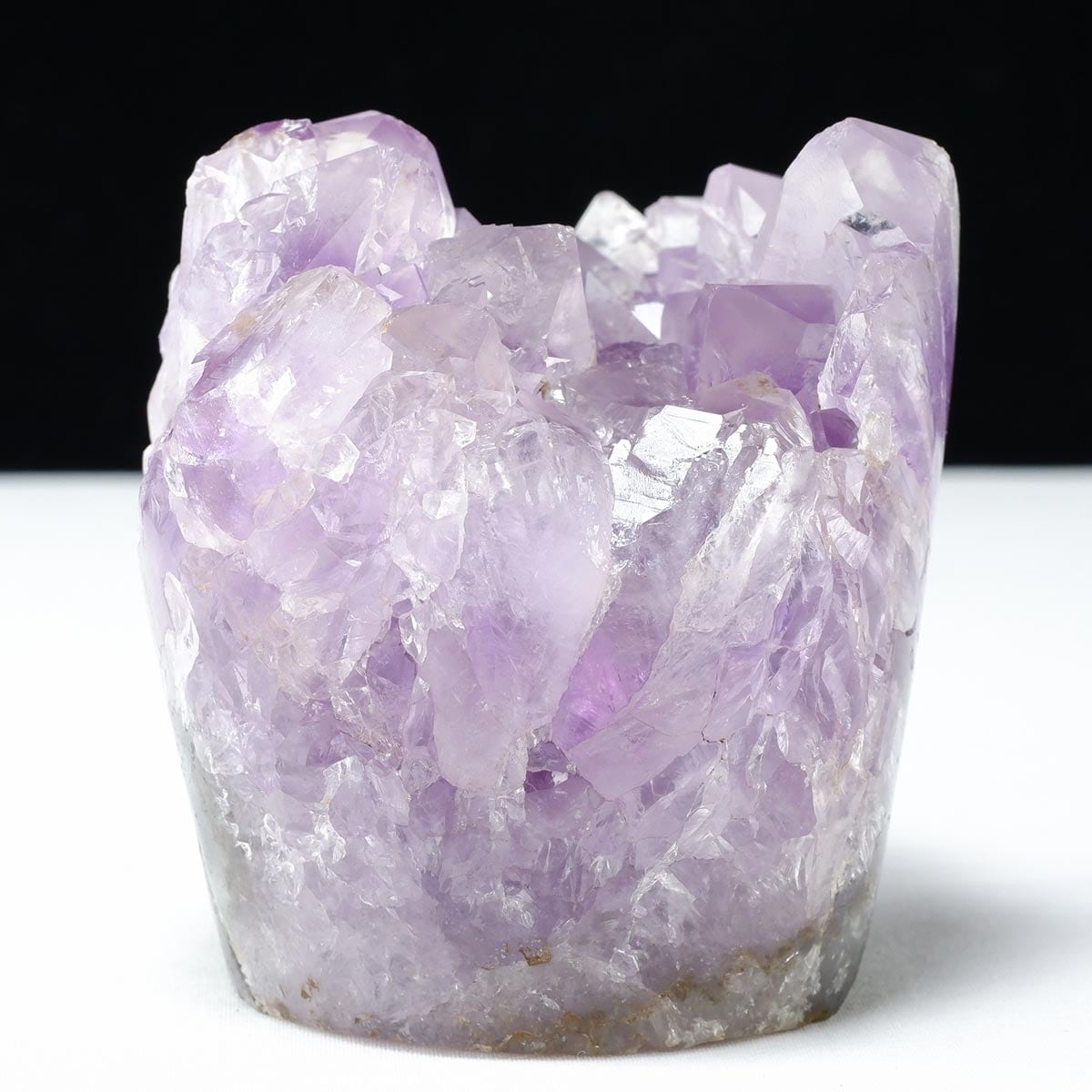 アメジスト クラスター 原石 フラワーアメジスト 花形 置物 一点物282-792