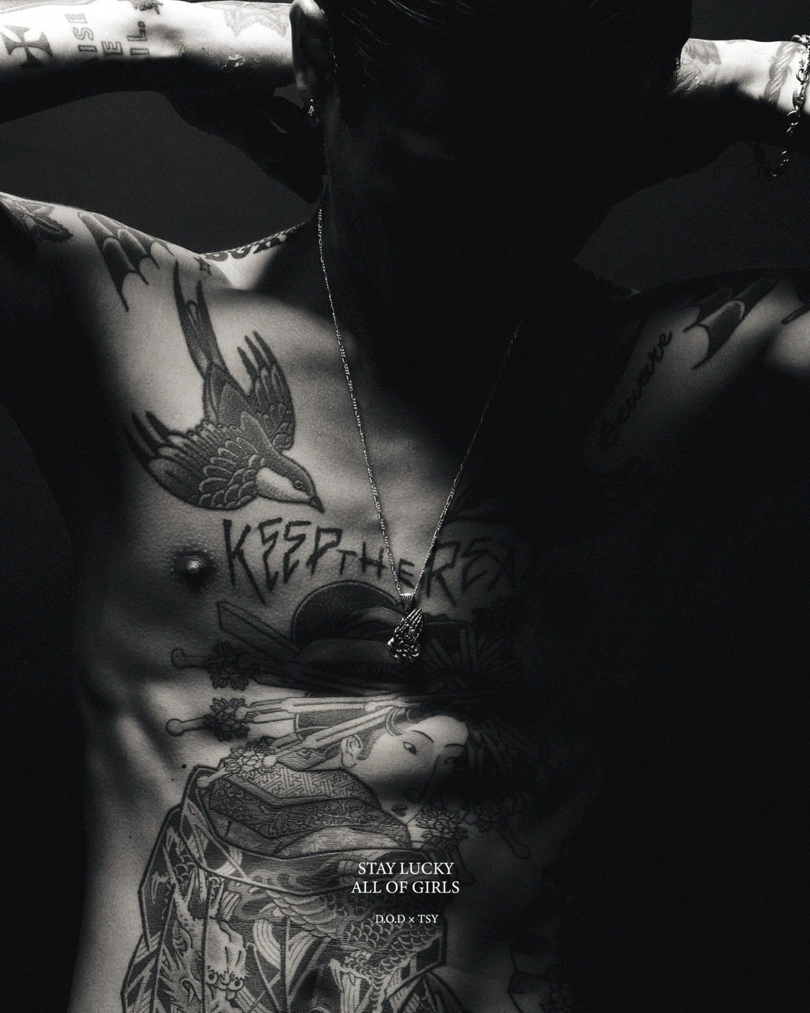 D.O.D×TATTOO STUDIO YAMADA/ PRAYING HANDS NECKLACE | WHISKER