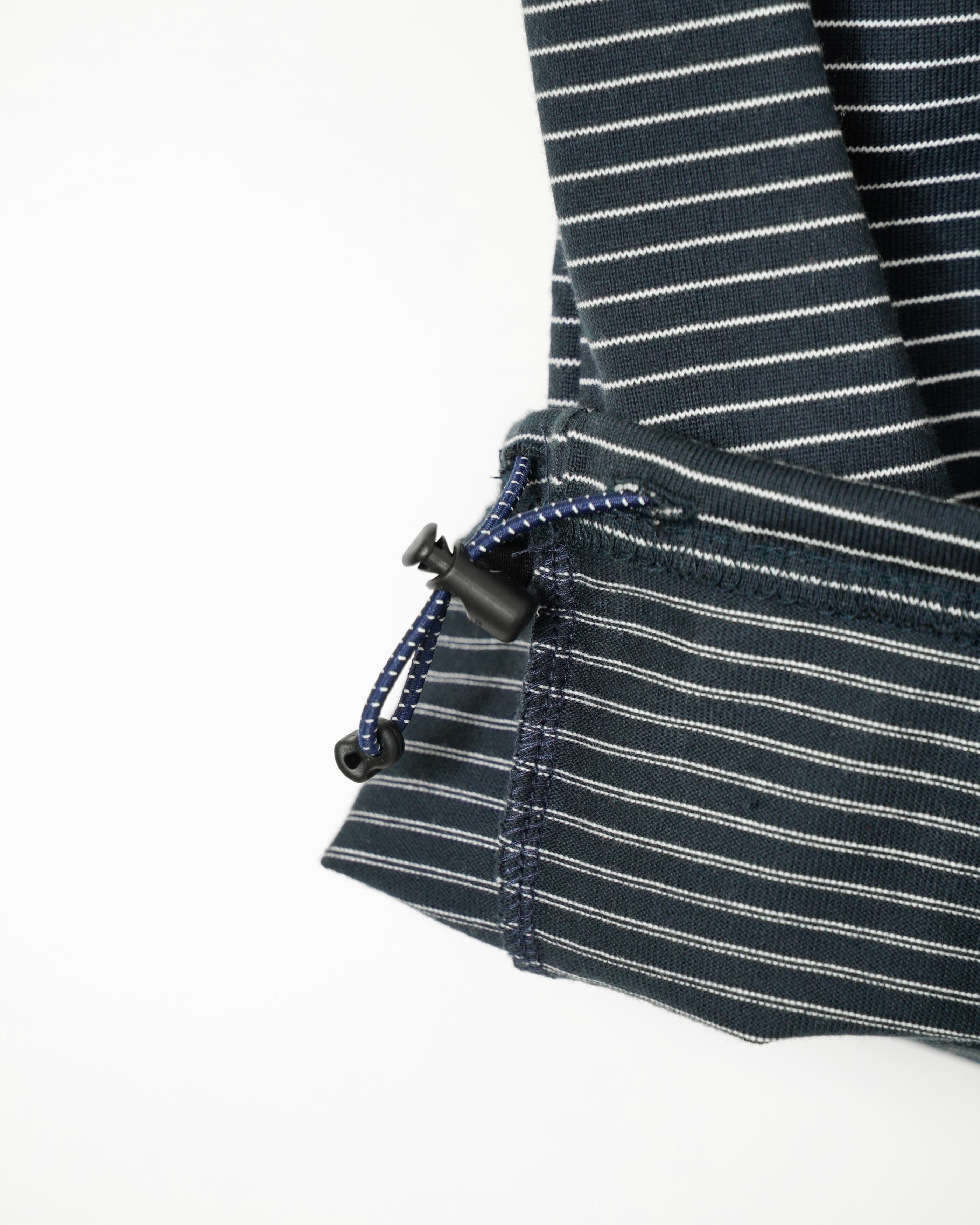 optstuff DRAWSTRING BORDER T-SHIRT Navy