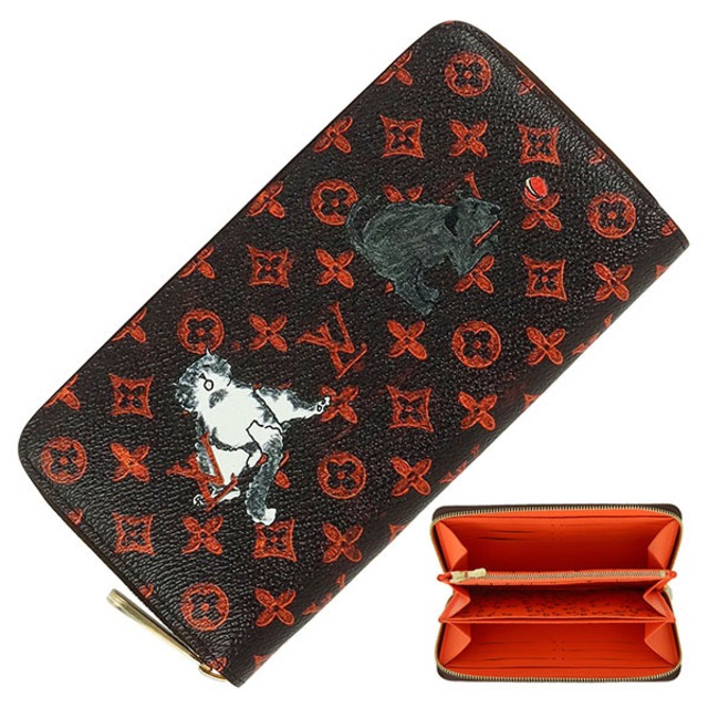 Unused LOUIS VUITTON ルイヴィトン ジッピーウォレット キャットグラム 長財布 M63875 未使用