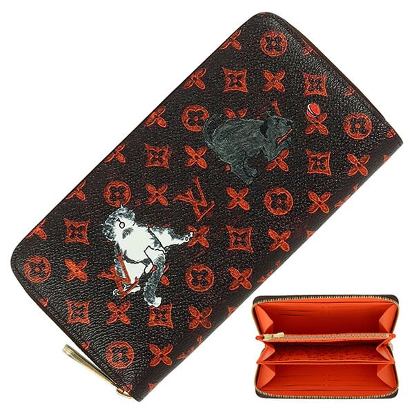 Unused LOUIS VUITTON ルイヴィトン ジッピーウォレット キャットグラム 長財布 M63875 未使用