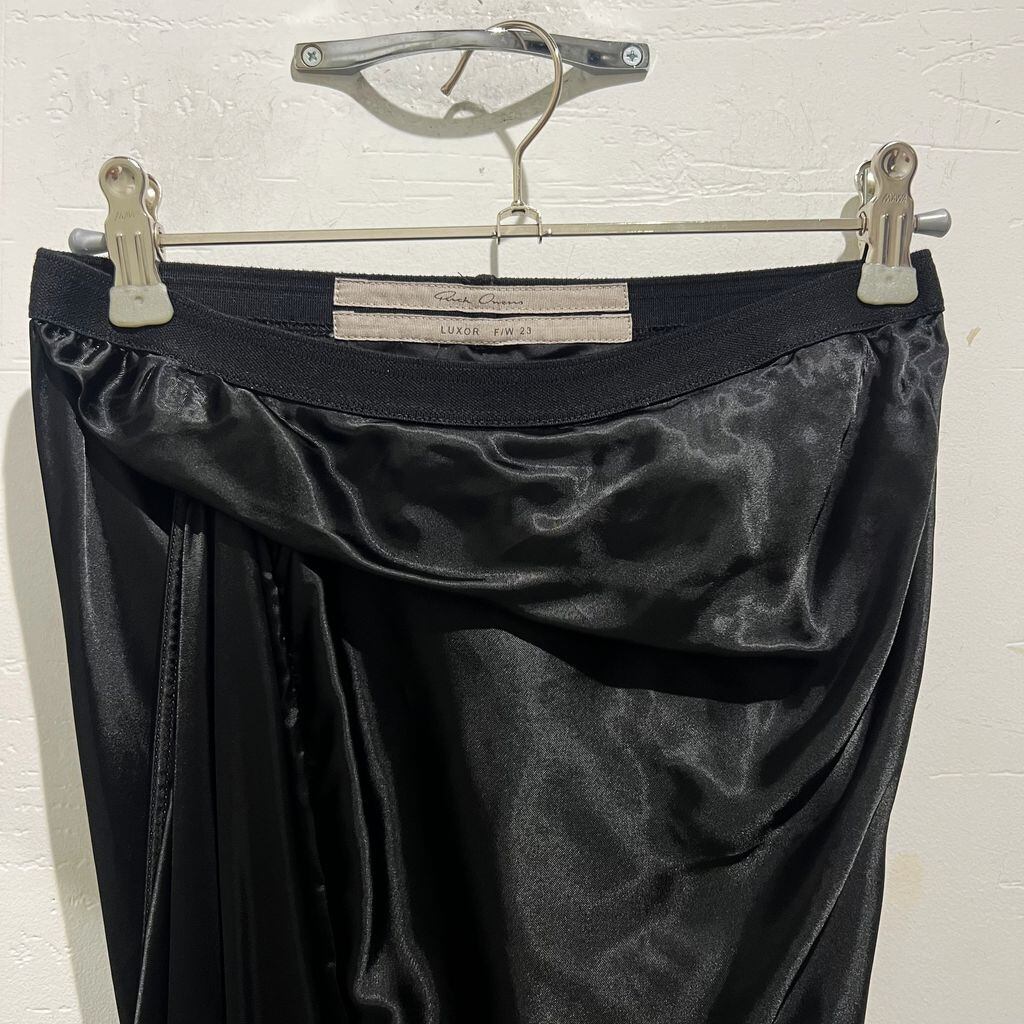 Rick Owens リックオウエンス 23AW Wrap Satin Midi Skirt